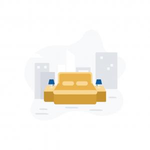 Queen Room with Accessible Tub - Accessible/Non-Smoking